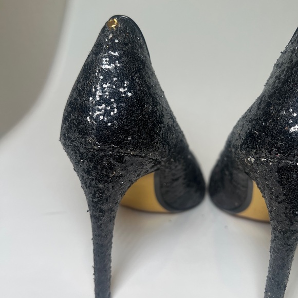 Ted Baker Black sparkly Stillettos size 40 beautiful condition inside and out - Picture 4 of 16